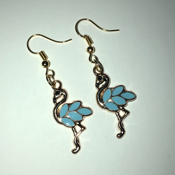 ➰Handmade Flamingo Earrings - Picture 2 of 2